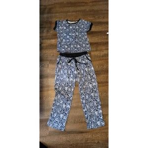 Lucky Brand Ladies 2 Piece PJ Set Lounge Wear Pajamas Size Small